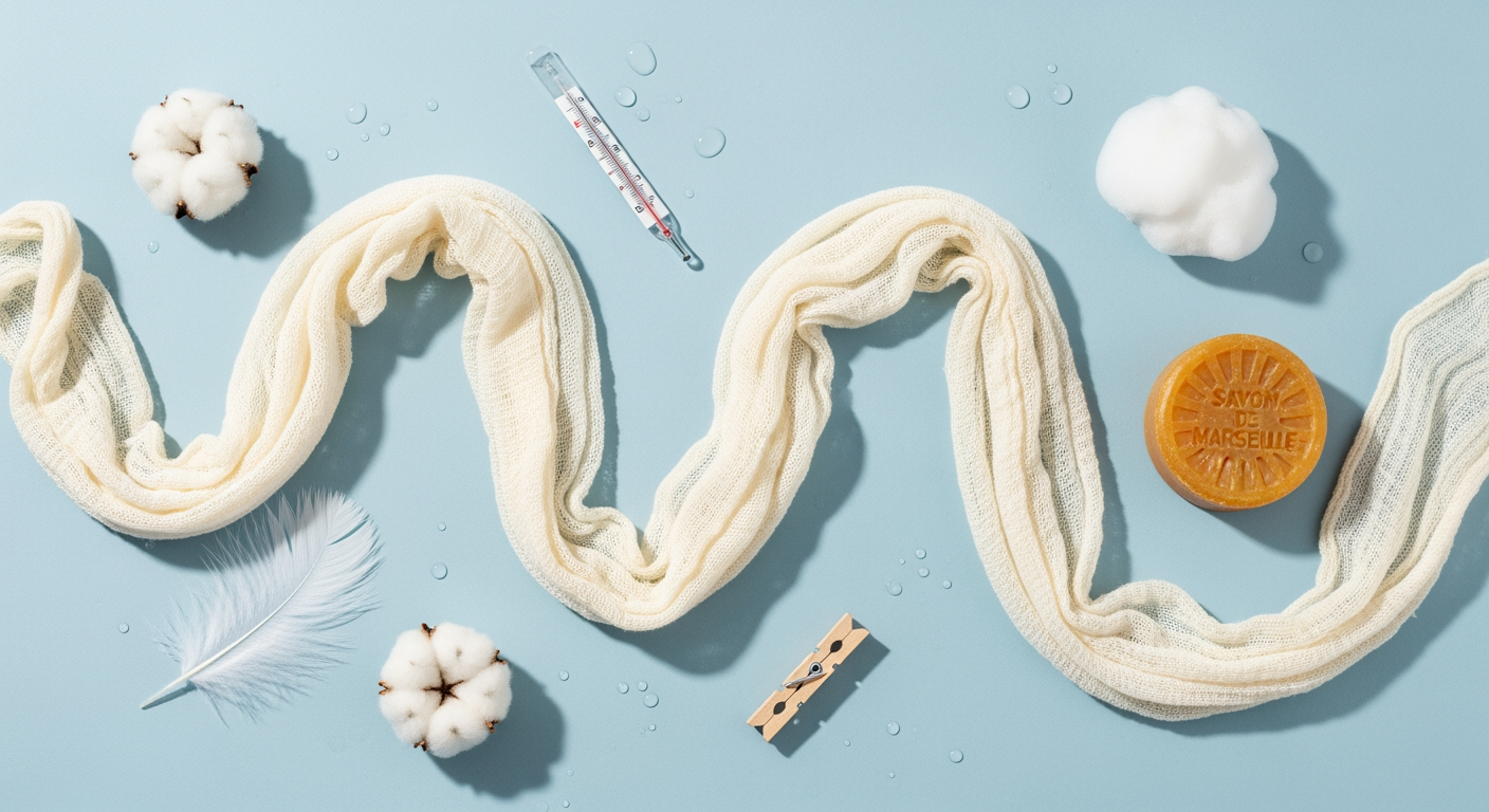 Gaze coton fragile: comment entretenir sans l’abimer