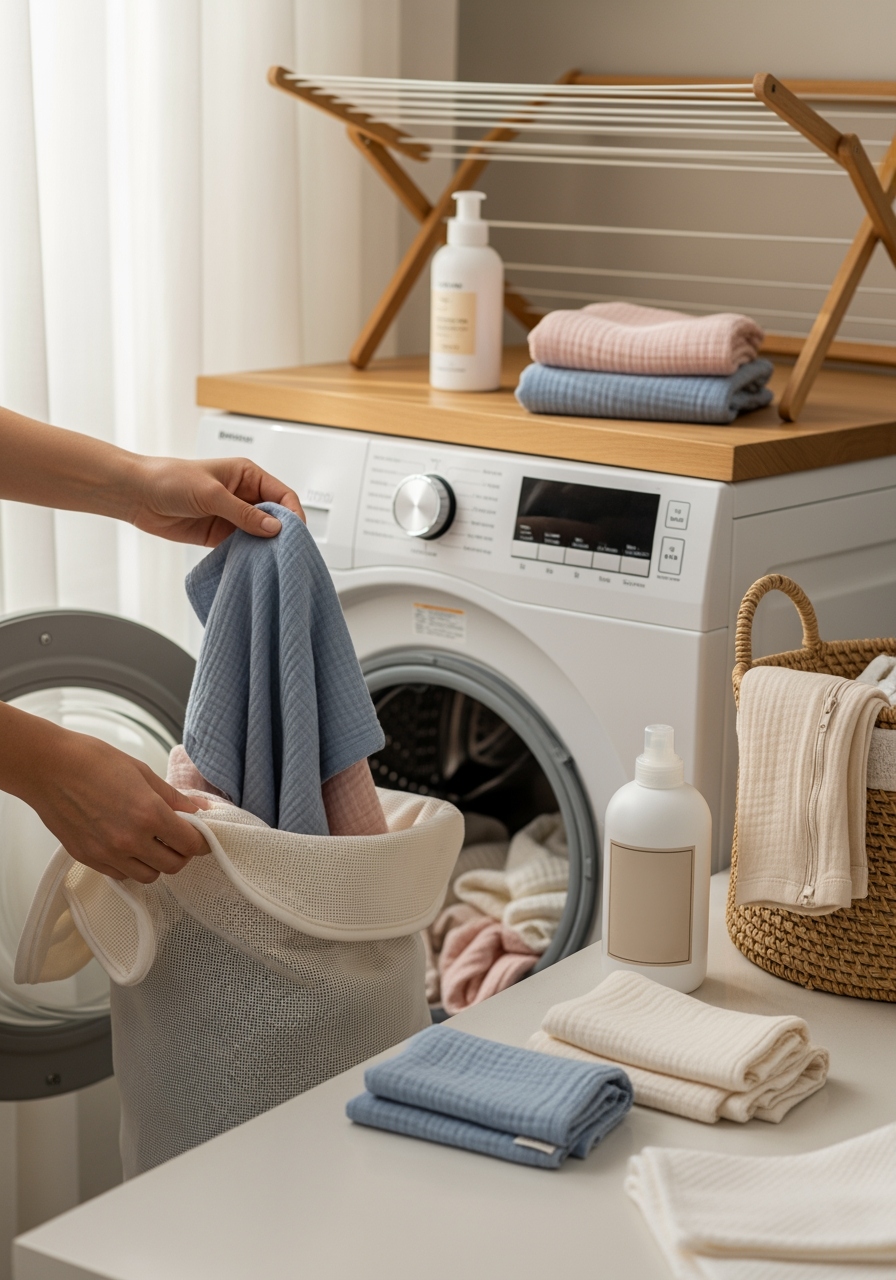 Comment entretenir la gaze de coton fragile