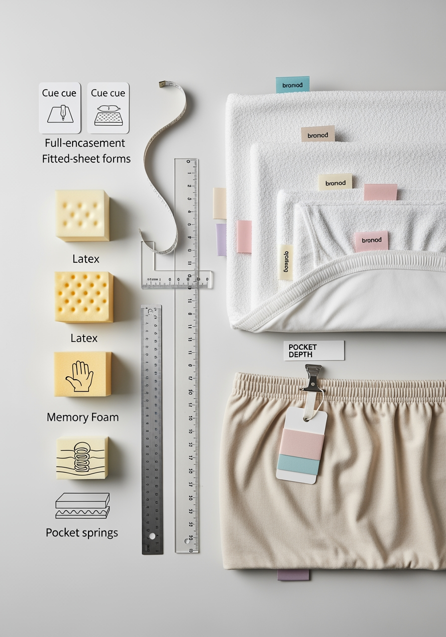 Tailles, épaisseurs et compatibilités