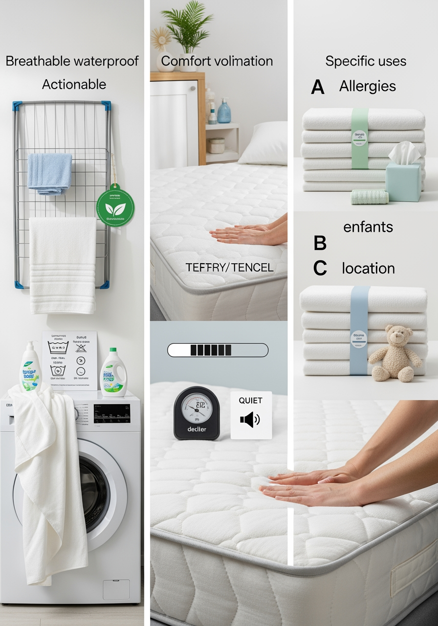 Entretien, confort et usages spécifiques