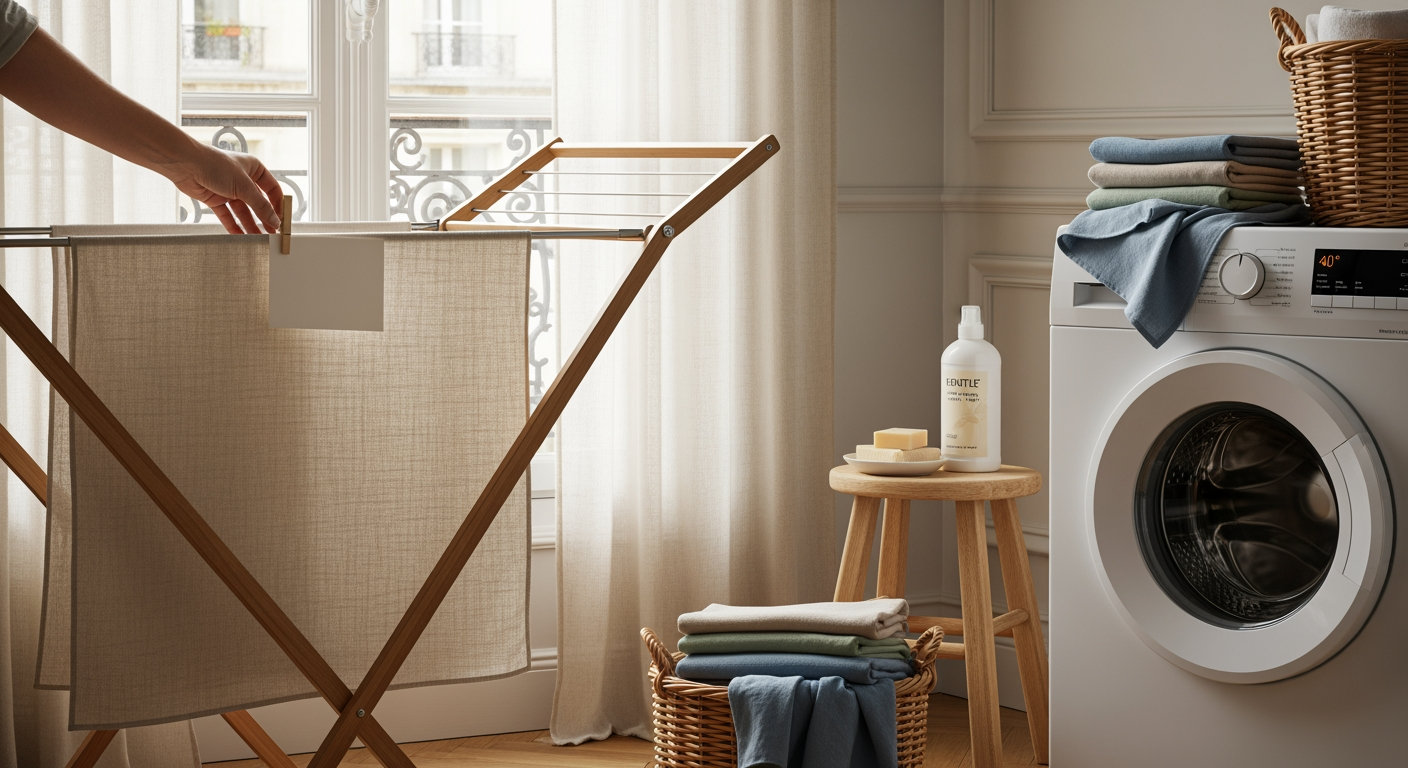 Lin lavé: notre guide simple pour un lavage à 40 degrés sans erreur