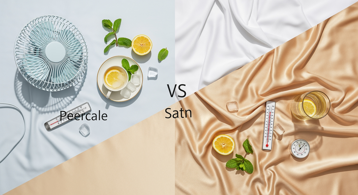 Percale ou satin en été: avis, tests et choix rapide
